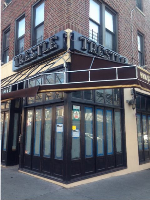 Trestle on the corner of 34th Street and Broadway.