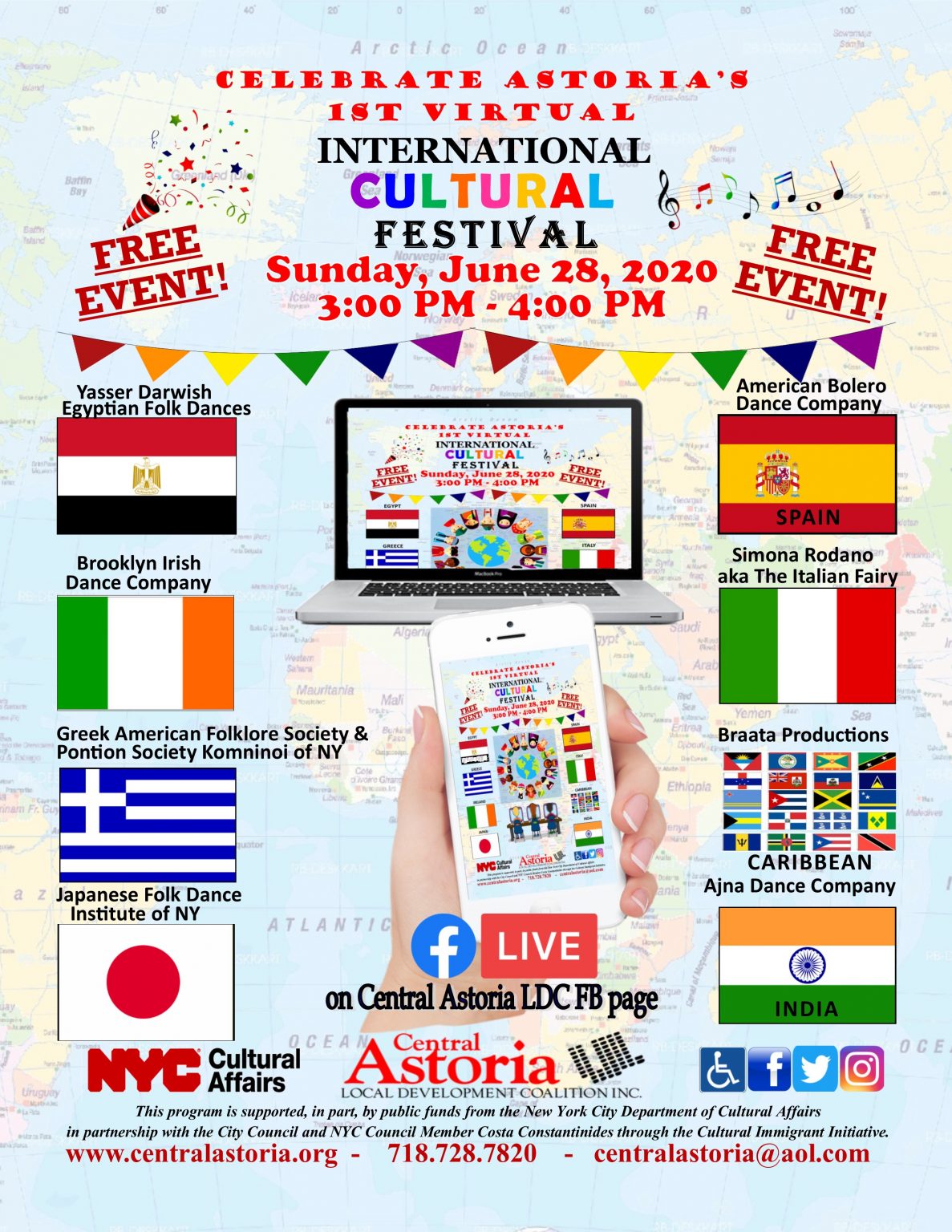 Celebrating Astoria's First Virtual International Cultural Festival