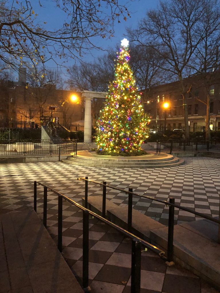 Athens Square Park Tree Lighting