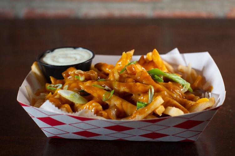 2 garlic curry cheese fries 1