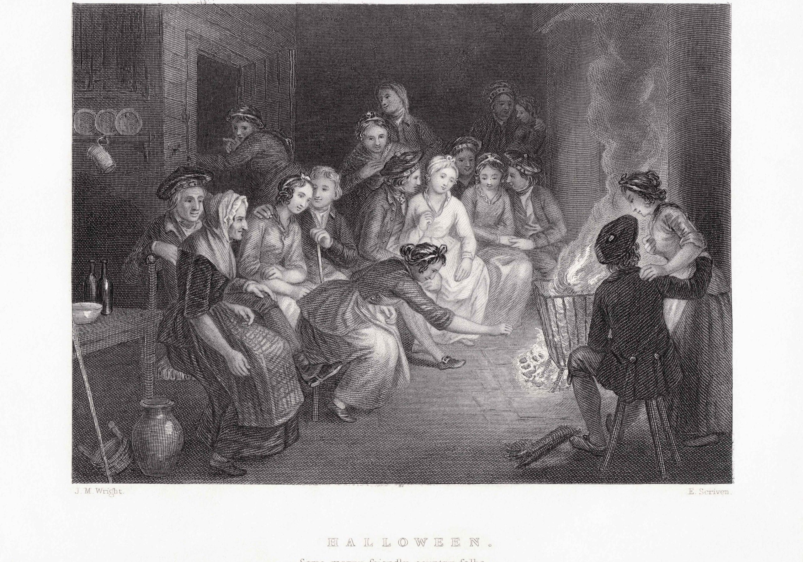 Halloween-engraving